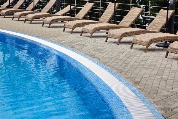 Poolside Hardscaping in Federal Way